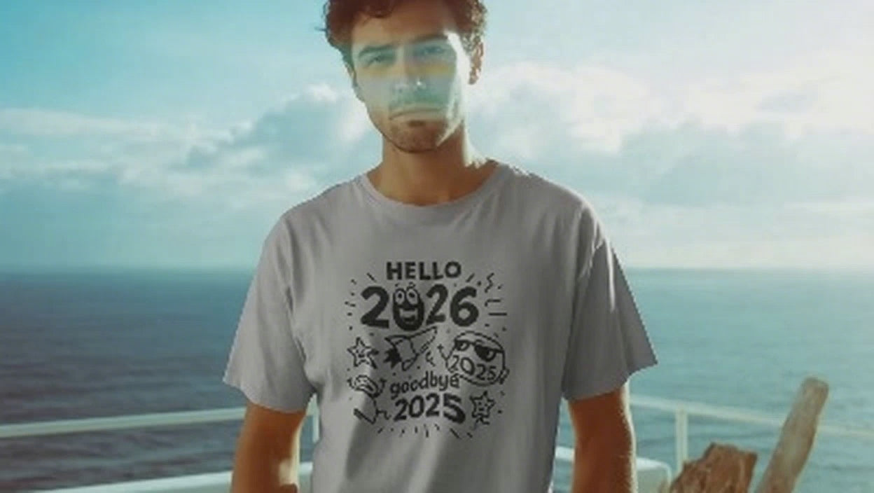 New Year Printed Unisex T-shirt